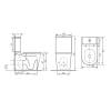 Унитаз-компакт Comforty CF41273C, сиденье микролифт, тонкое, белый глянец фото 7