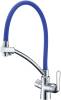 Смеситель для кухни Lemark Comfort LM3070C-Blue с гибким изливом