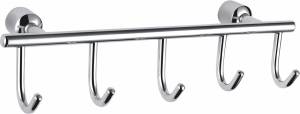 Вешалка Wonzon & Woghand WW-9382-5 с 5 крючками, хром