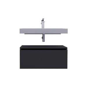 Тумба Armadi Art Flat Valessi Uno-S 80 антрацит матовый