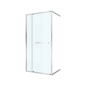 Душевая дверь в нишу Cezares LUX-B-FS-11-110-C-CR профиль хром, стекло прозрачное, 110x195