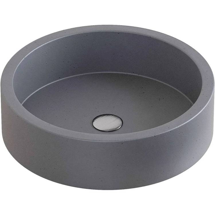 Раковина Uperwood Round 291020212 графит, 34x34