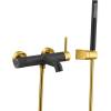 Смеситель для ванны Boheme Uno 463-BG Black Gold