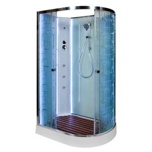 Душевая кабина AvaCan EM1511LNLED+GM с подсветкой и гидромассажем, 110x80x210