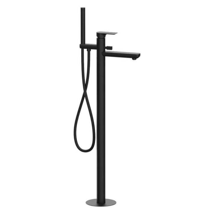 Смеситель для ванны Remer Infinity I08NO напольный, черный матовый