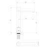 Смеситель для раковины Abber Rund AF8711SP сатин фото 4