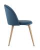 Набор из 4 стульев Stool Group Лион DC-69030 HLR-63 X4 голубой фото 5