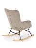 Кресло-качалка Halmar Belmiro V-CH-BELMIRO-FOT-POPIELATY серый фото 4
