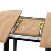 Стол Bradex Home Next RF 0251 дуб навара/черный фото 4