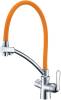 Смеситель для кухни Lemark Comfort LM3070C-Orange с гибким изливом