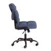 Кресло компьютерное Tetchair Lugano 21801 темно-синий, ткань teddy фото 3