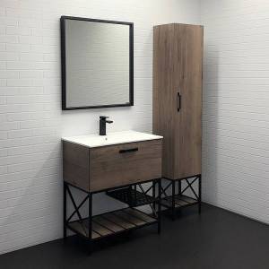 Мебель для ванной Comforty Бредфорд 75 дуб темный
