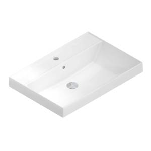 Раковина Kerama Marazzi Cubo CU.wb.70 подвесная, 70 см, белая глянцевая