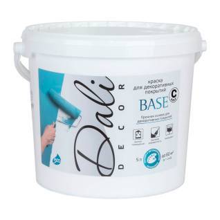 Краска для декоративных покрытий акриловая Dali-Decor Base база С 5 л