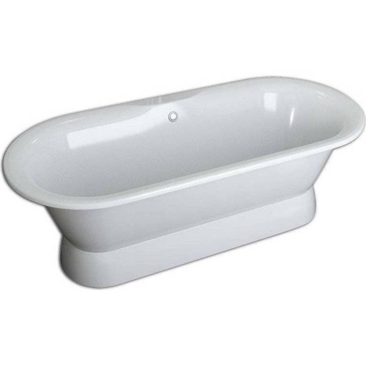 Ванна из искусственного камня Фэма Феррара 170x80 на подиуме