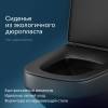 Унитаз подвесной AM.PM Inspire V2.0 FlashClean C50A1700MBSC безободковый, черный матовый фото 18