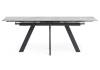 Стол Woodville Невис 553538 creto statuario cara polished, черный 140(200)x80x76 фото 4