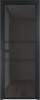 Межкомнатная дверь Profil Doors 2 AX цвет профиля Черный, стекло безопасное 6 мм тонированное 700x2000