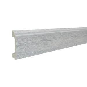 Напольный плинтус ТД Меридиан P3-137-N с тиснением 2400x80x16