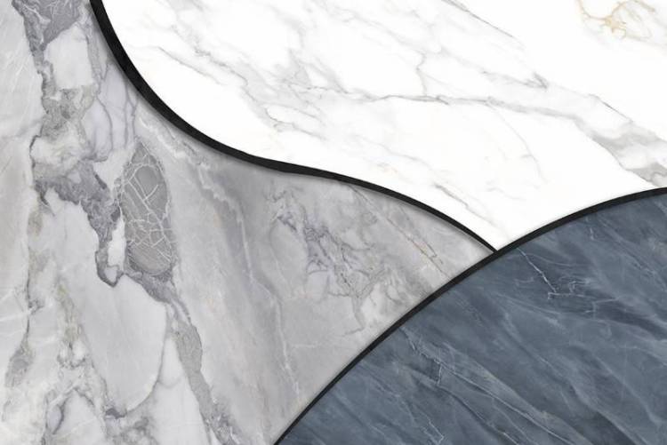 3D Фотообои Artegrafico «Мрамор в холодных тонах» KK-009 канвас