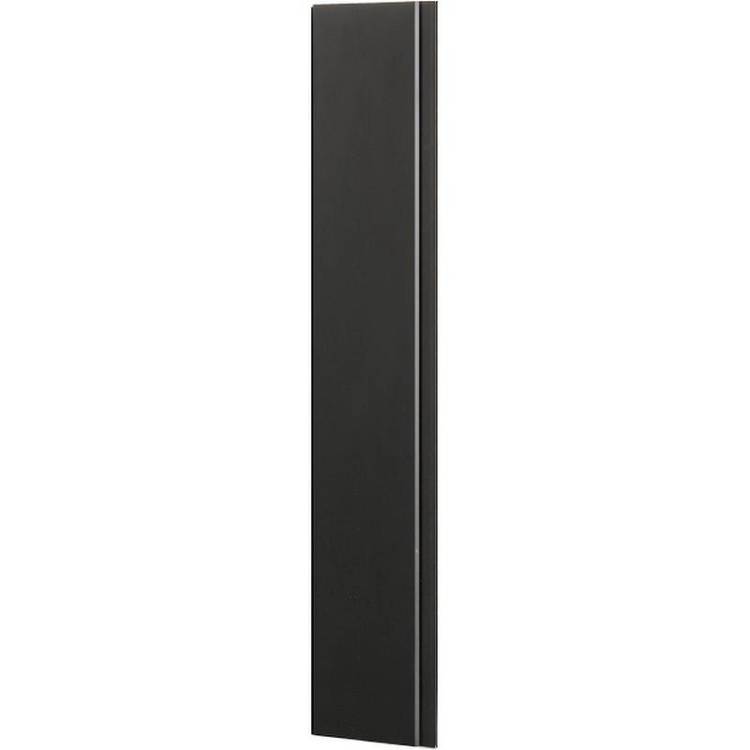 Скандинавская стеновая панель МДФ Ликорн СП-1 черная 280x14x1.2