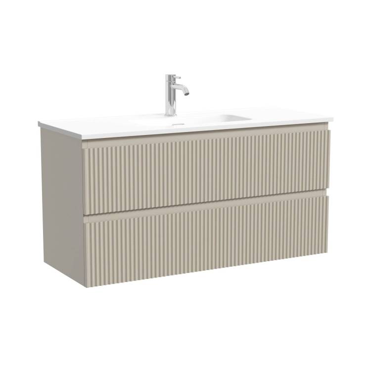 Тумба с раковиной Sancos Snob R Beige Soft, 100x52