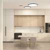 Потолочный светодиодный светильник Denkirs Thin DK6520-BK фото 2