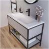 Раковина Uperwood Modul 2911020341 белая глянцевая, 100x45 фото 5