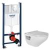 Комплект Grohe GR745IONVP0 Инсталляция для унитаза Grohe Rapid SL + Унитаз подвесной beWash Ion безободковый, с сиденьем микролифт, белый глянец