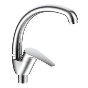 Смеситель для кухни Voda Land LND03 с поворотным изливом, хром