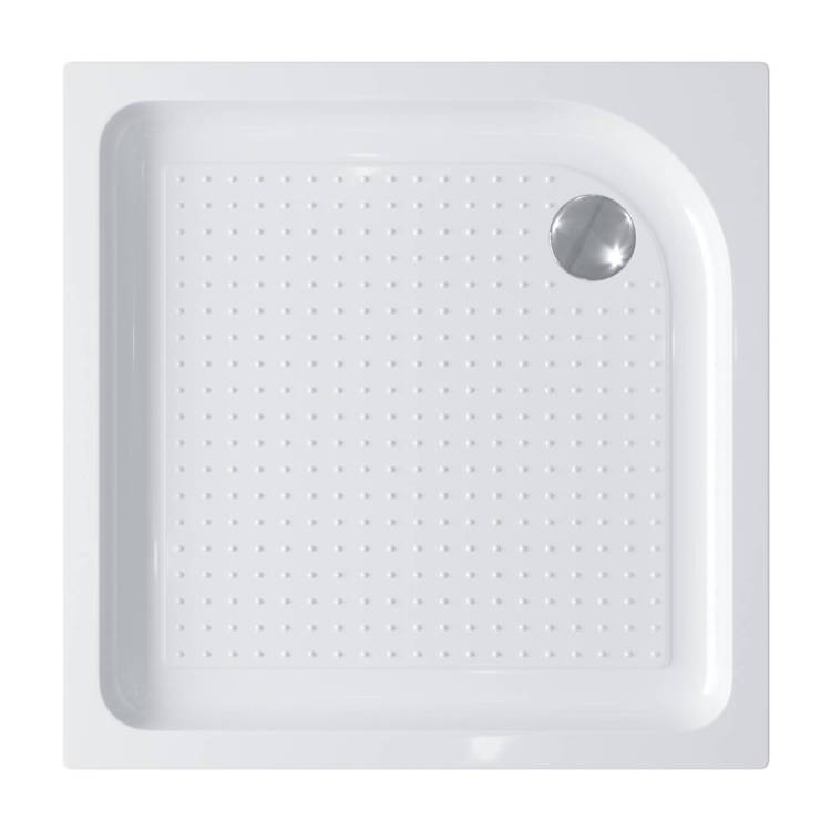 Поддон для душа BelBagno TRAY-BB-A-95-15-W с сифоном, белый, 95x95