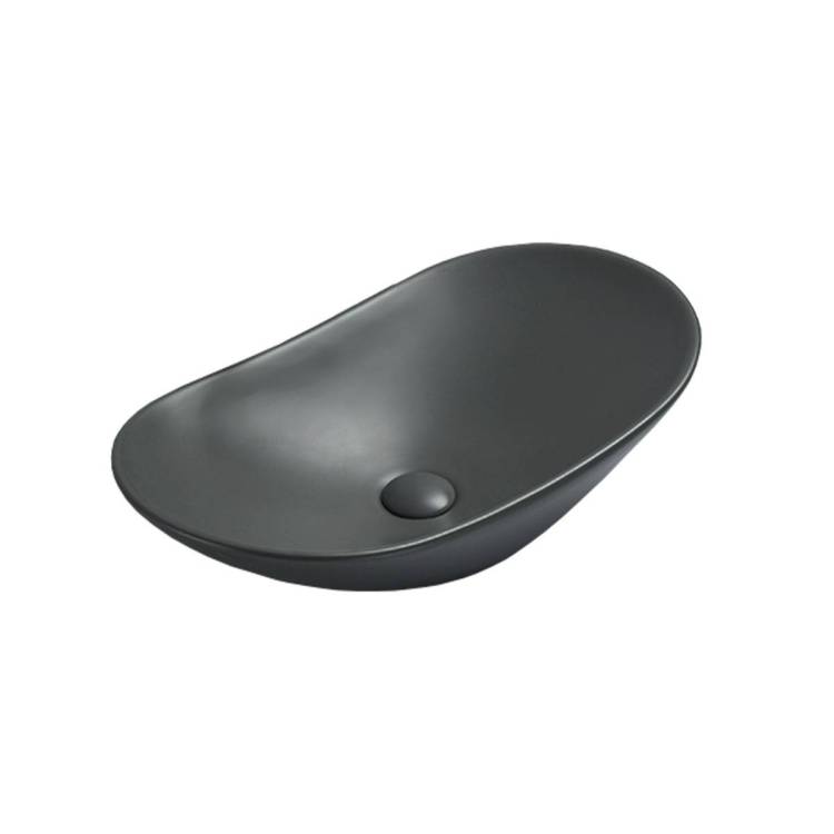 Раковина Vincea VBS-508MA антрацит матовый 36x61.5