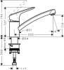 Смеситель для кухни Hansgrohe Logis 71830000 фото 2