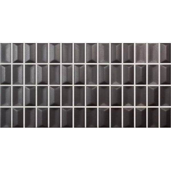 Керамическая плитка WOW 3D Bars 135539 Diamond Onix Matt 12.5x25