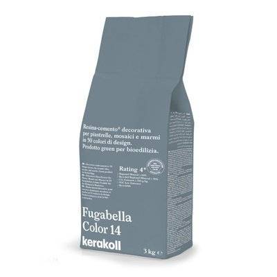 Затирка Kerakoll Fugabella Color полимерцементная 14, 3 кг