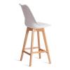 Стул барный Tetchair Tulip Bar (mod. C1014H-1) 21243 White (Белый) 70029/ натуральный 42x47.5x104 фото 3