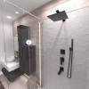 Кронштейн для верхнего душа Paini 50PZ745QQ30 черный матовый фото 3
