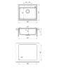 Мойка кухонная Abber Quarz AQ2902W белый, 51x60 фото 13