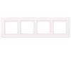 Рамка 4-постовая Jung ECO Profi Deco EPD484WW Белый