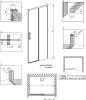 Душевая дверь в нишу Radaway Idea Black DWJ 150 R фото 7