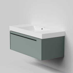 Тумба под раковину La Fenice Elba Grigio 100 серо-зеленый матовый