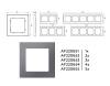 Рамка 5-постовая Ambrella Volt Alfa Techno AF220655 фото 4