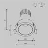 Встраиваемый светильник Technical Dip DL116-10W-2.7K-B фото 12