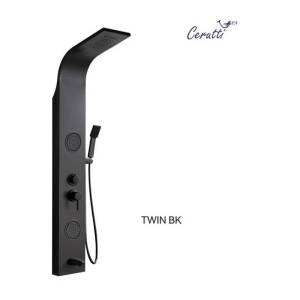 Душевая панель Cerutti Spa Twin BK CT9984 черный
