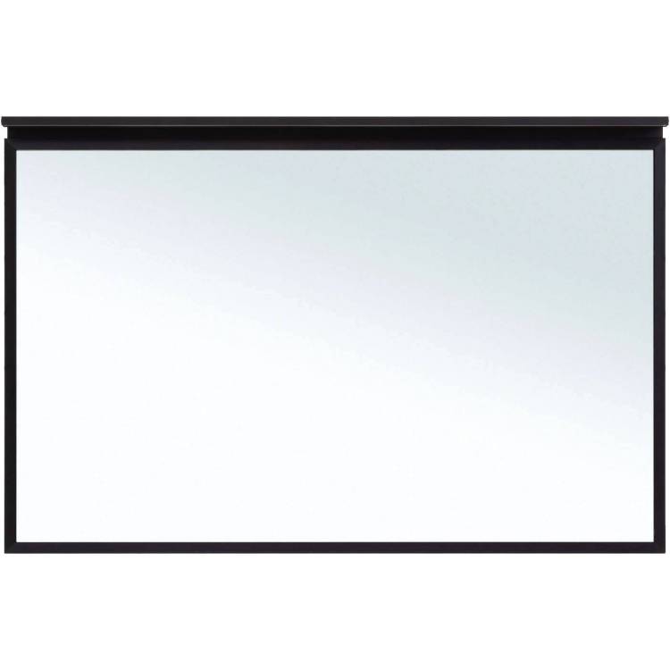 Зеркало Allen Brau Priority 120 1.31018.BB с LED подсветкой, черный брашированный, 750x1200x20