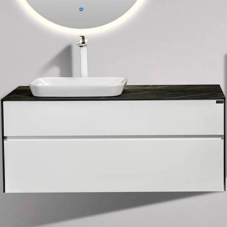 Тумба с раковиной Black&White U907.1200 белый, 120x50x52.5