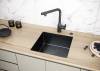 Мойка кухонная Paulmark Next 44 Uni PM214444-MBN Матовый Черный, 44x44 фото 4