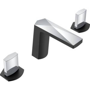 Смеситель для раковины Boheme Venturo 150-BCR-ICE черный хром