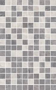 Декор Kerama Marazzi Мармион MM6268C серый мозаичный 25x40