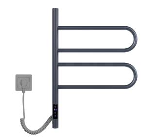 Полотенцесушитель электрический Vincea VTD-1R1CGE графит, с таймером, 44x60